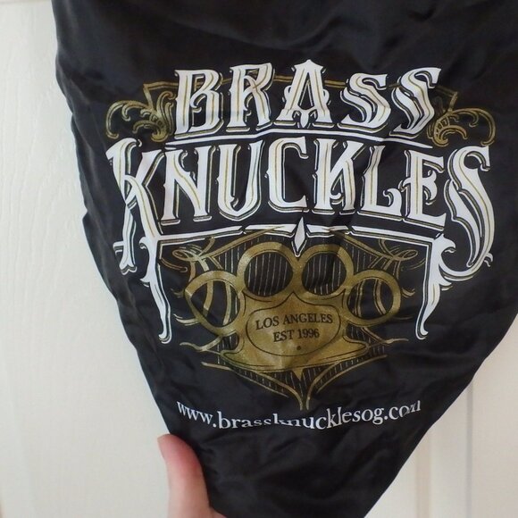Brass Knuckles Drawstring Bag - Picture 2 of 3